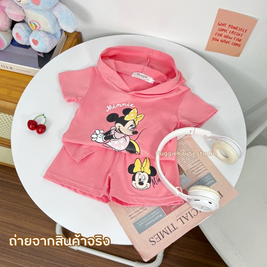 พร้อมส่ง ย46-ย49 4556  ชุดเซ็ทฮู้ดขาสั้น