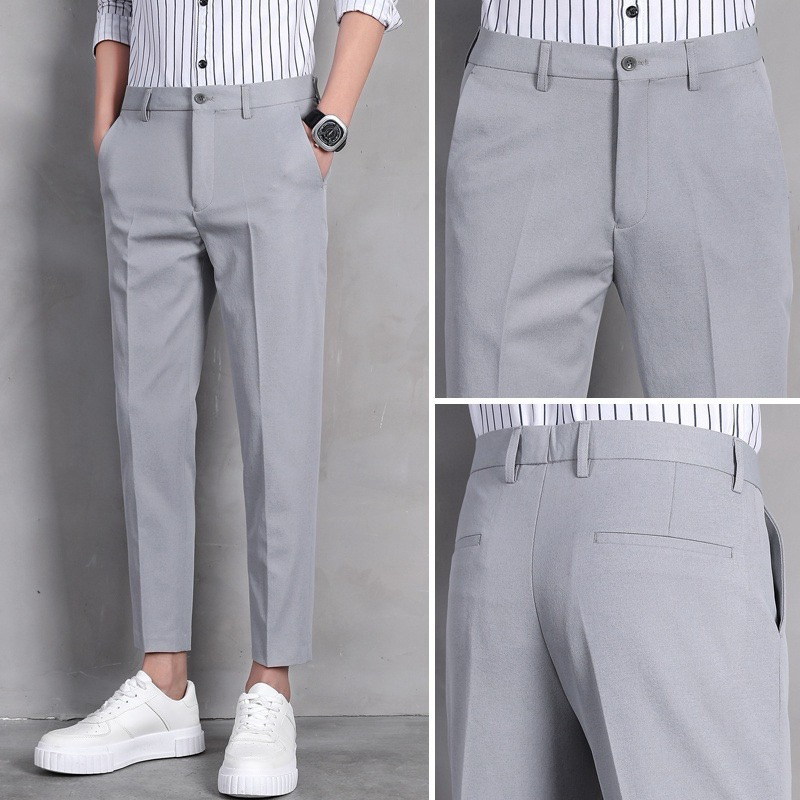 กางเกงขาเต่อเอวสูง ผ้ายืดทรงสวยสไตล์Korea  เอว28-40นิ้ว - รูปที่ 3