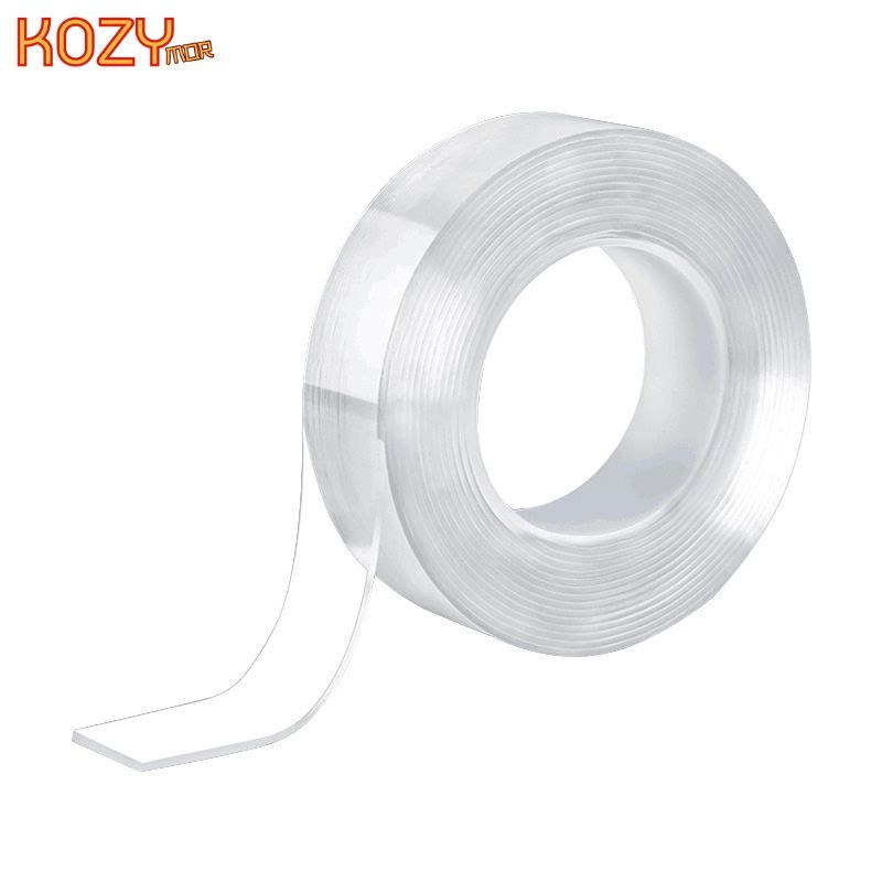 kozimor เทปกาวนาโน กันน้ำ แบบกาว2หน้า ยาว 1/3/5 เมตร เทปใสสารพัดประโยชน์ ติดแน่น ไม่ทิ้งคราบกาว - รูปที่ 7