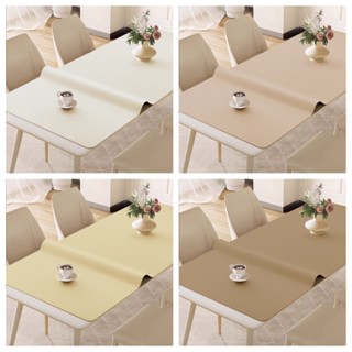 Amily💓New ผ้าคลุมโต๊ะ PU ผ้าปูโต๊ะอาหาร โต๊ะ โต๊ะทานอาหาร ขอ…
