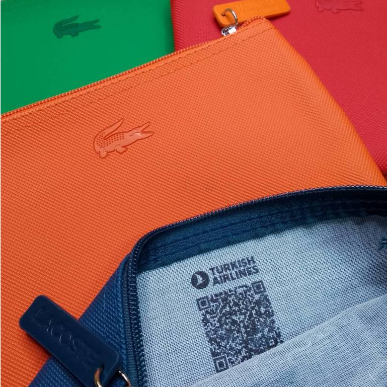 กระเป๋าลาคอส(LACOSTE)สายการบินเตอร์กิส(TURKISH)สินค้าบนเครื่องบินพร้อมจัดส่ง