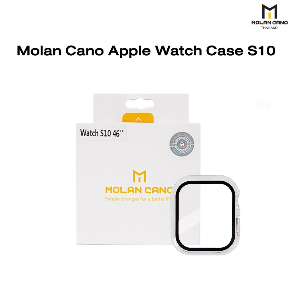 MOLAN CANO AppIe Watch Case Clear Series 10 ขนาด 42 / 46 mm เคส นาฬิกา กันรอยหน้าจอ ใส