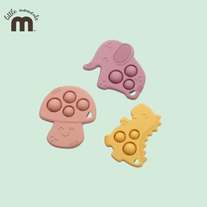 Silicone Pop It + Teether Toy สำหรับเบบี๋ น่ารักมากๆค่า