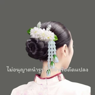 หวีสับดอกไม้ห้อยอุบะ งานสวยมาก (สินค้าขายดี ตรงปก) ฟ้อนรำ นางรำ
