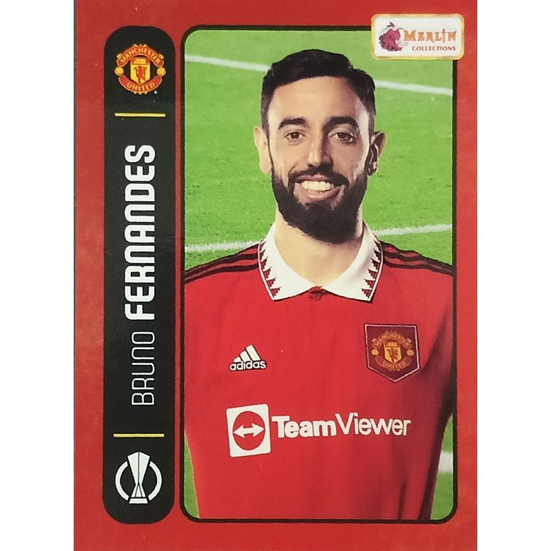 2021-22 Topps Merlin's Heritage 97 UCL Bruno Fernandes #38 Manchester United