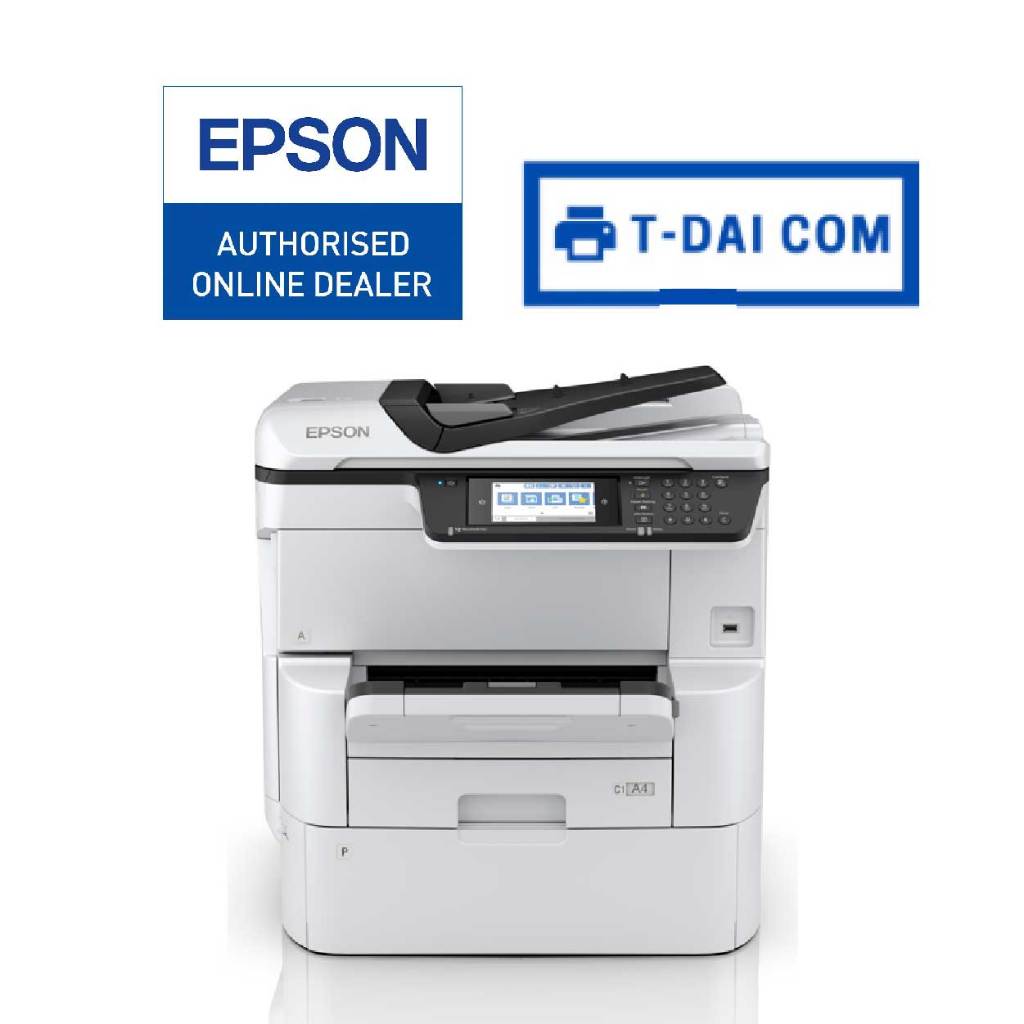 เครื่องปริ้นเตอร์มัลติฟังก์ชันอิงค์เจ็ท Epson WF-C878R รับประกันศูนย์ 2ปี