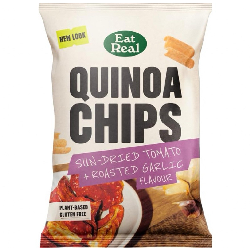 EAT REAL LENTIL CHIPS CHILLI+LEMON/SALTED/SOUR CREAM/CREAMY DILL/ROASTED GARLIC