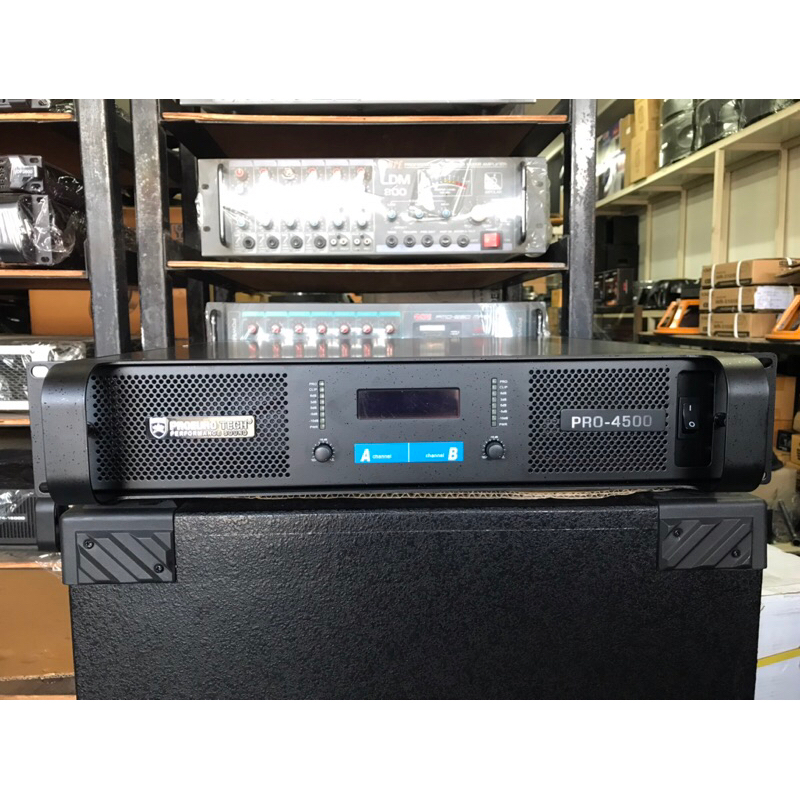 แอมป์ขยาย PROEUROTECH PRO-4500 ครอสในตัว 800Wx800W