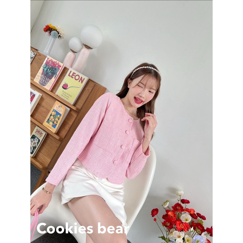 🌟 เสื้อทวิตแขนยาวเนื้อหนาผ้าทอทรงเบสิคทรงขายดีของทางร้าน / H1-3 //COOK-ดุมผ้า - รูปที่ 7