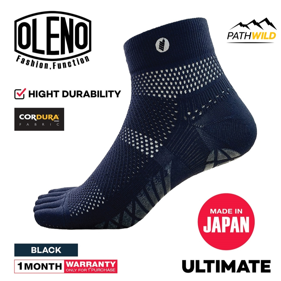 OLENO ถุงเท้าแยกนิ้ว รุ่น ULTIMATE / ULTIMATE SHR แพคเดี่ยวขายเป็นคู่ กระชับ ทนทาน ผ้าไม่เป็นขุย ระบายอากาศดี