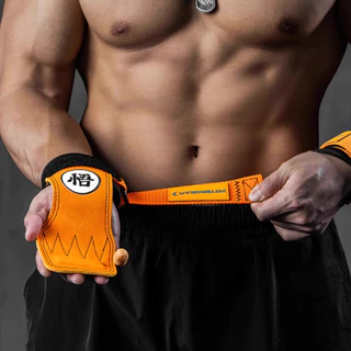 FITTERGEAR : POWER GRASP - WU ถุงมือยกน้ำหนักช่วยเสริมแรงสำหรับ Deadlifts, Pull-ups