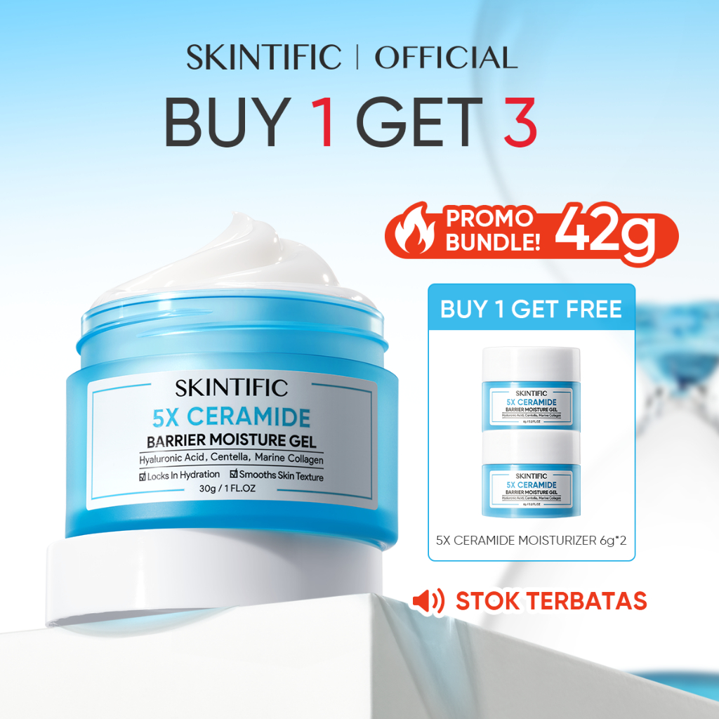 【FOURTH'S PICK】SKINTIFIC 5X Ceramide Barrier Moisturizer Gel บาเรียร์ มอยเจอร์ไรเซอร์ เจล （ครีม ครีมทาผิว）สกินทิฟิก