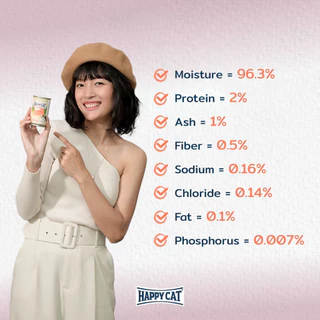 (1โหล) HAPPY CAT Minkas Cat Drink ไก่ แซลมอน ทูน่า 135 ml x 12 กระป๋อง สารอาหารพร้อมดื่ม
