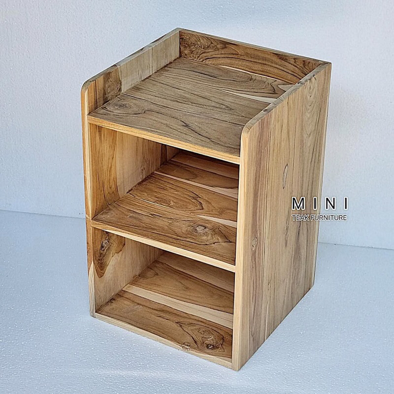 ชั้นวางของ ชั้นวางข้างเตียง ขนาด 3 ชั้น 30x30x45 cm.