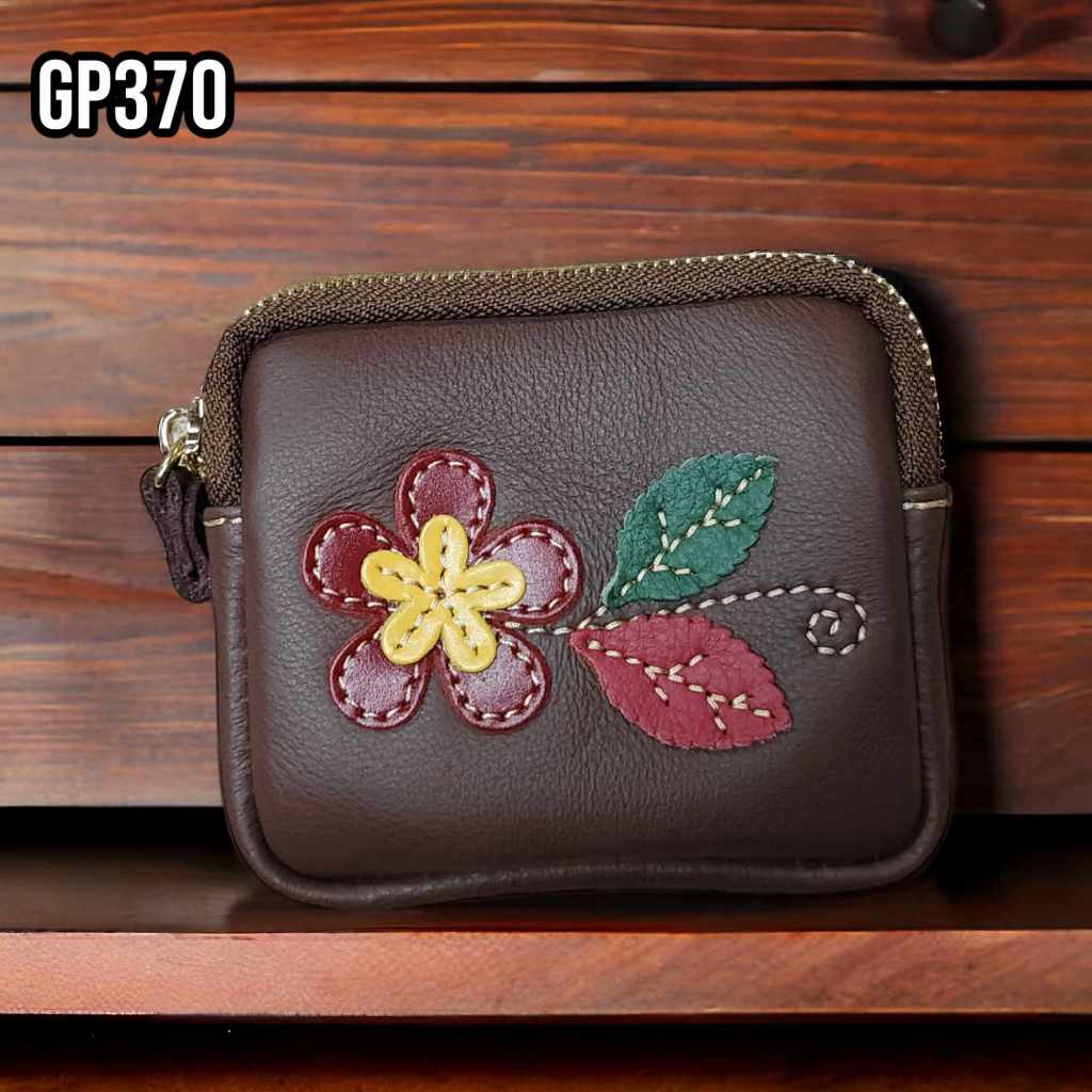GPBAGS รุ่น GP370 กระเป๋าสตางค์-ใส่เหรียญ-พวงกุญแจ-ถือ หนังชามัวส์