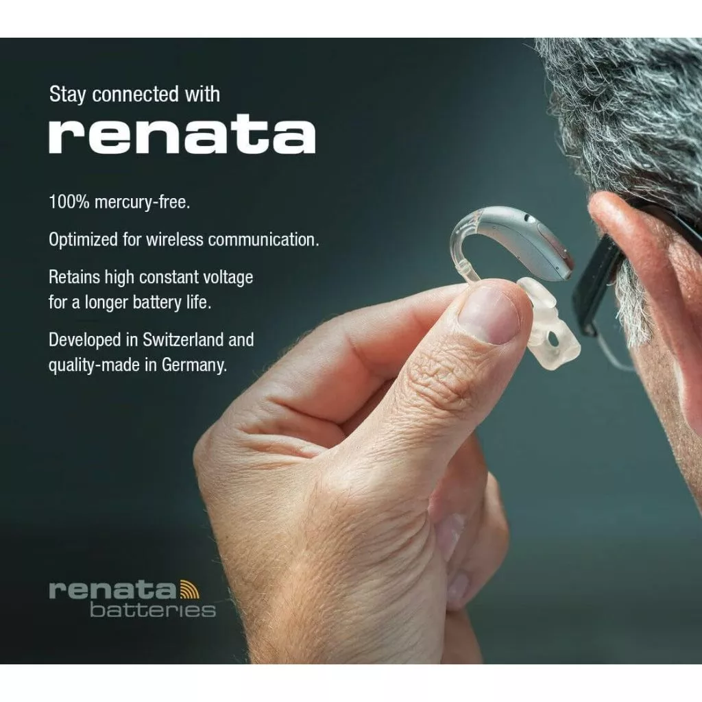 ถ่านเครื่องช่วยฟัง Renata ZA10 / ZA13 / ZA312 / ZA675 1.45V thumbnail 6