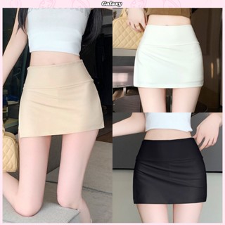 กระโปรงกางเกง  กระโปรงเอวสูง  ผ้ายืดได้  เอวสูง  เก็บพุงได้ …