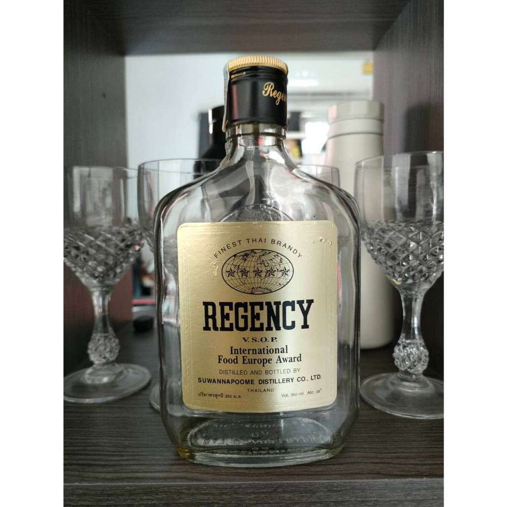ขวดรีเจนซี่ ขนาด350 ml **ขวดเปล่า** **ขวดเเก้วใช้เเเล้ว**