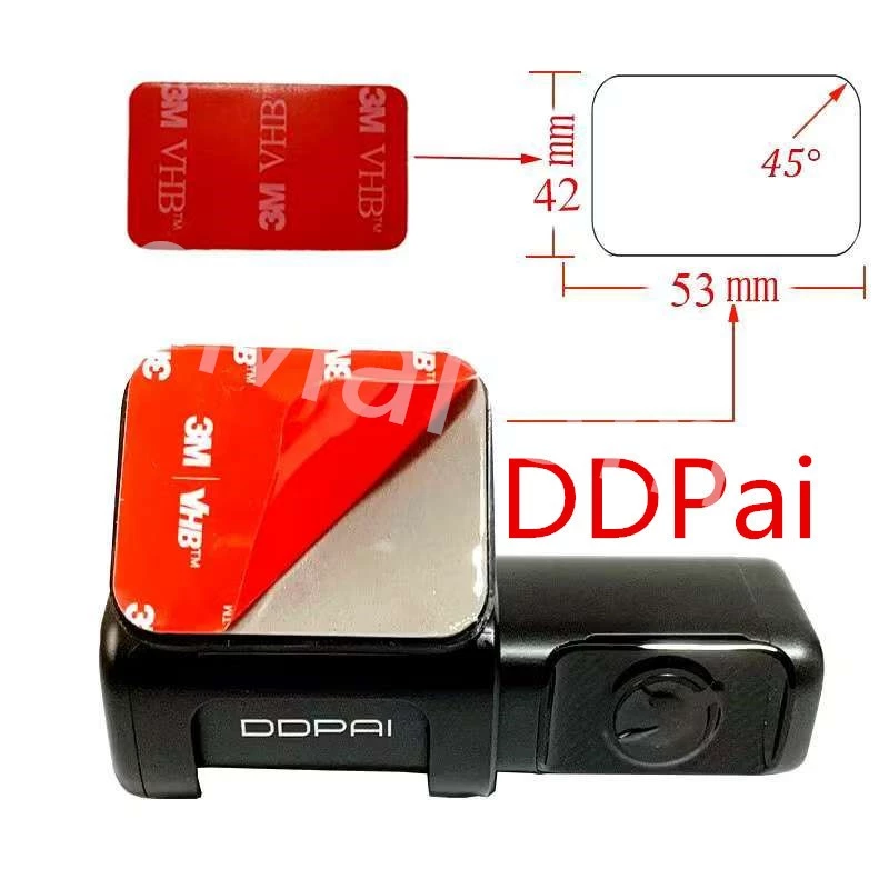DDPAI mini3 mini5 mola N3 Z40 Z50 N1 dual 3M สติกเกอร์ไฟฟ้าสถิตทนความร้อน 3M กาวสําหรับ Dashcam (จัดส่งตลอด 24 ชั่วโมง)