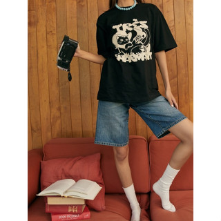 TRES Made เสื้อยืดน้องแมว TRES Charmant Cat Tee