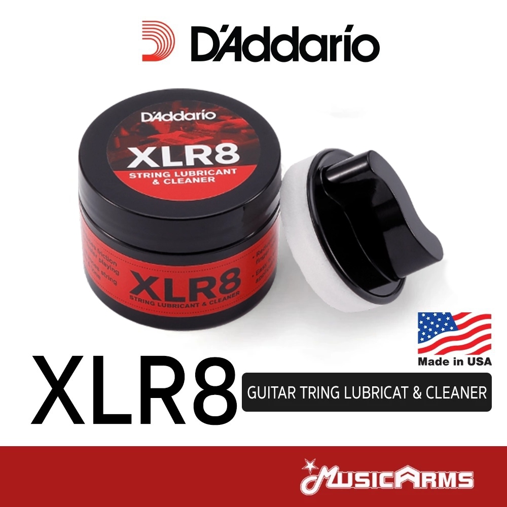 D'Addario XLR8 น้ำยาเช็ดสายกีต้าร์ D Addario PW-XLR8-01 Strings Cleaner ที่ทำความสะอาดสายกีตาร์