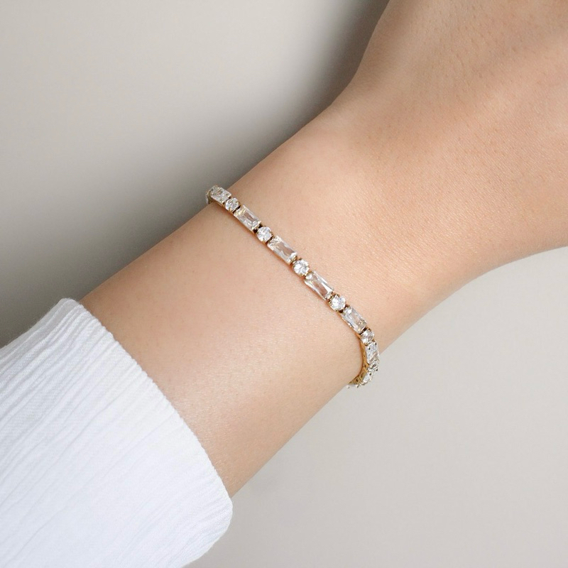 TIARA Juliette Gem Bracelet (18k gold plated - Premium)