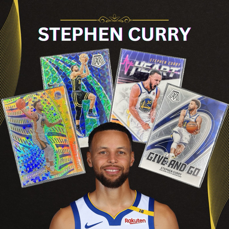 รวมการ์ด NBA Stephen Curry - Golden State Warriors (มีมากกว่าในรูป)