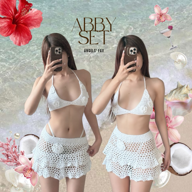 ANGELS.FAV♥︎ | ชุดเซทไหมพรม Abby 🌸🏝️🐚