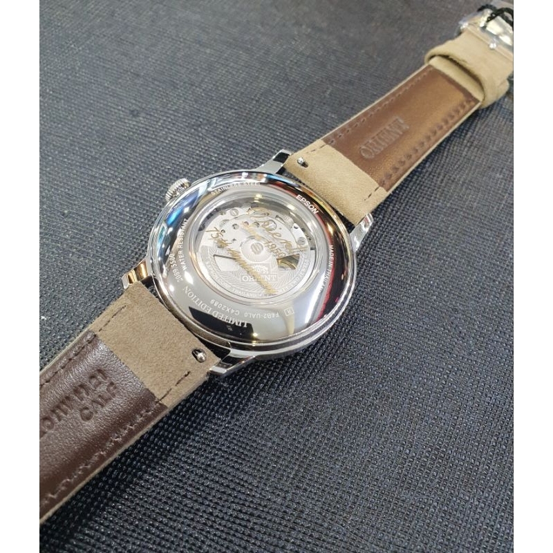 นาฬิกาข้อมือผู้ชาย Orient 75th Anniversary ORIENT Bambino Classic Sun & Moon Limited Edition
