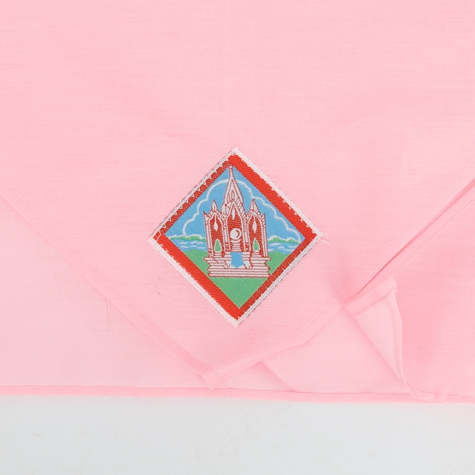 ผ้าพันคอลูกเสือนักเรียน ของอีสานเหนือ สินค้าของไทย สีอาจเพี้ยนจากแสงที่ถ่าย แต่รับรองถูกระเบียบ แ