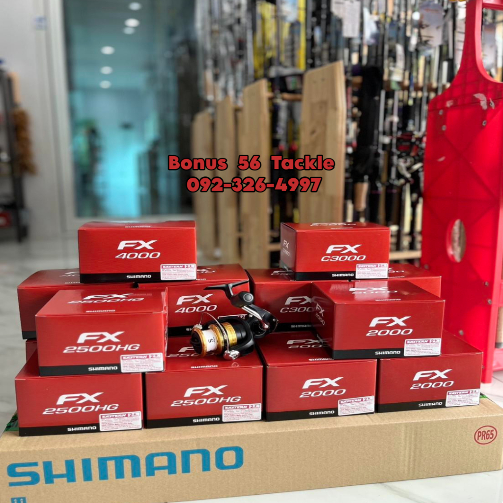 Shimano รุ่น  FX  รอกสปินตกปลา  มี 4 เบอร์ให้เลือก 1000 2000  2500 3000 4000 - รูปที่ 4