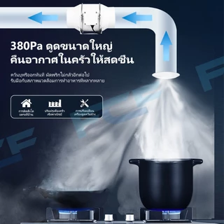 FCF10นิ้ว พัดลมระบายอากาศ พัดดูดอากาศ พัดลมห้องครัว เสียงเงียบ พัดลมดูดอากาศ พัดลมดูดควันน้ำมัน ที่ดูดควัน เครื่องดูดควั