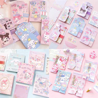 พร้อมส่ง มีหลายแบบ 🎀 เซ็ท กระดาษ ซานริโอ Sanrio จดหมาย การ์ด 💌 กระดาษ Kitty Mymelody Kuromi Cinnamon roll