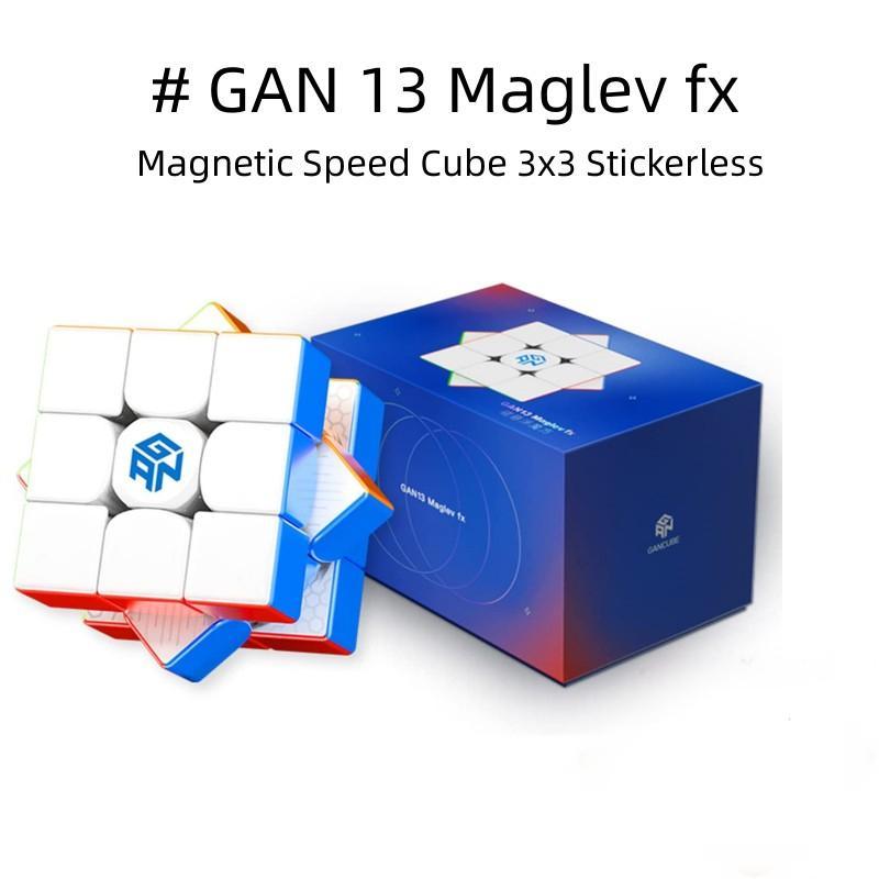 เวอร์ชั่นใหม่ GAN13 Maglev fx ลูกบาศก์แม่เหล็ก ความเร็ว 3x3 ไร้สติกเกอร์ FX