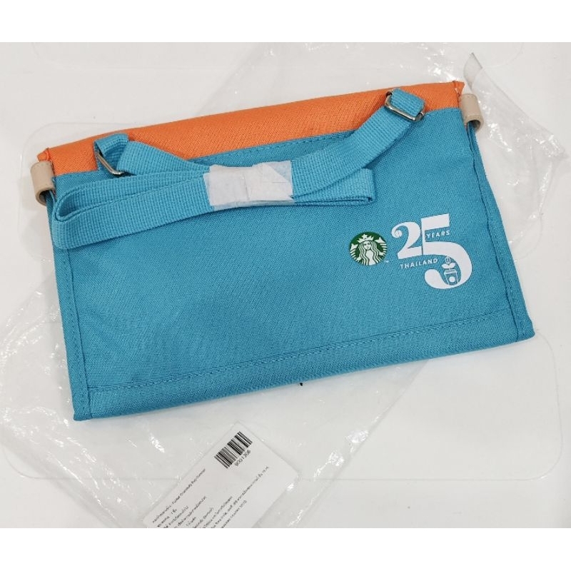 กระเป๋าสะพายข้าง STAR BUCKS ขนาด 9.5 x 6 "  3 พับ