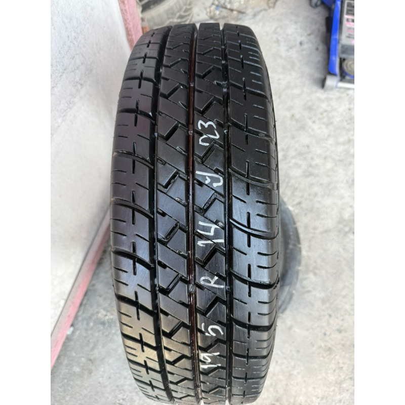 ยางเปอร์เซ็นต์Firestorn195R14ปี23ไร้ตำหนิขายเส้นละ1,300บาท