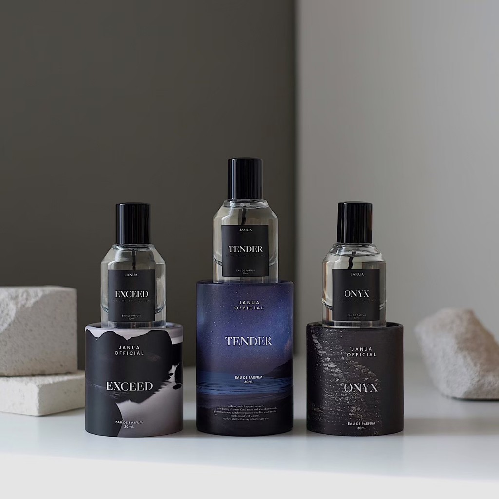 น้ำหอมแจนยัวร์ Janua Perfume สำหรับผู้ชาย กลิ่น Tender, Exceed, Onyx ขนาด 30ml