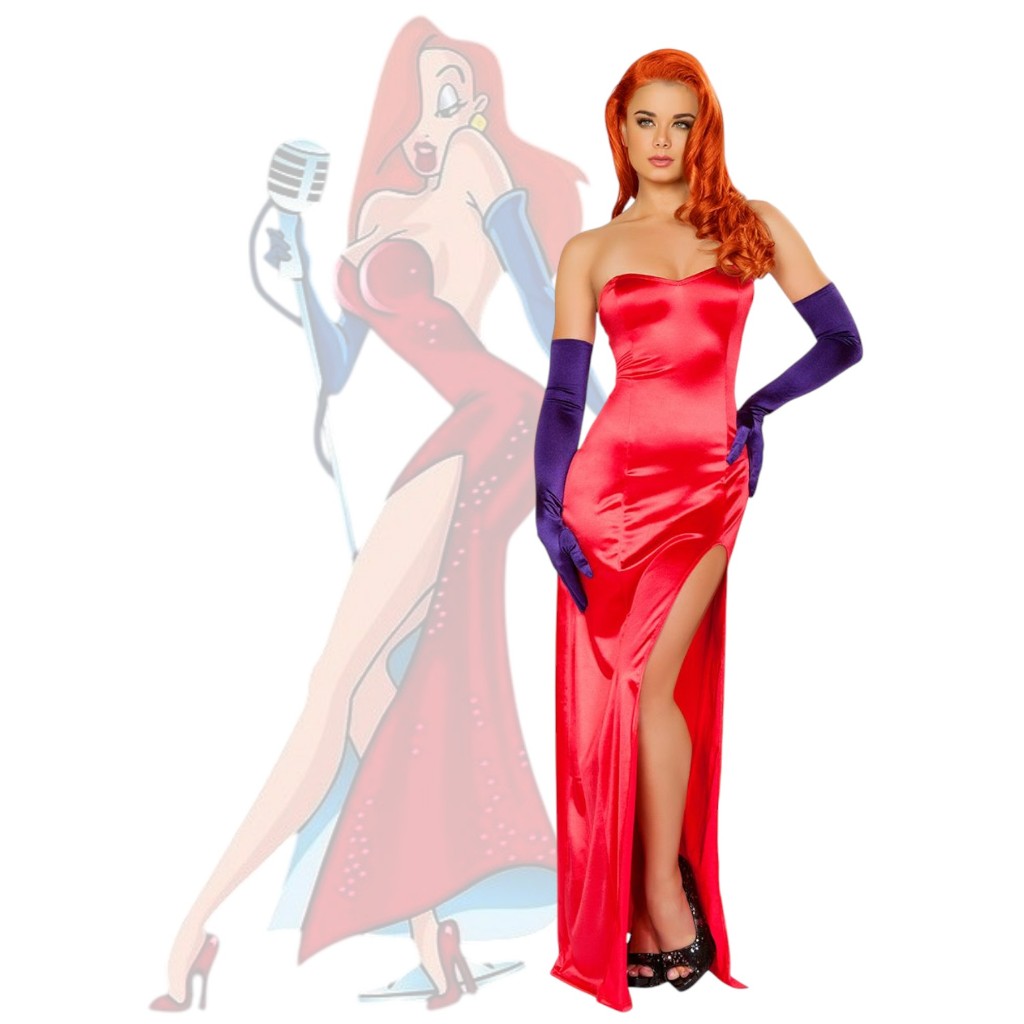 WJ3200 ชุดเจสซิก้า แรบบิท Jessica Rabbit <Roger Rabbit> 🚚ด่วนมีส่งGrabค่า