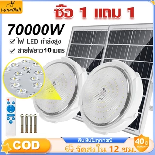 TROPIC ไฟโซล่าเซลล์ 100000W ไฟเพดาน โคมไฟติดเพดาน LED Solar Ceiling Light ไฟเพดานโซลาเซล ปรับได้ ห้องที่เหมาะสม