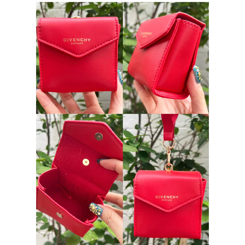 G\/enchy Perfume bag กระเป๋า ของแถมเครื่องสำอางค์จีวองชี่ กระเป๋าแบรนด์เนม กระเป๋าเครื่องสำอาง