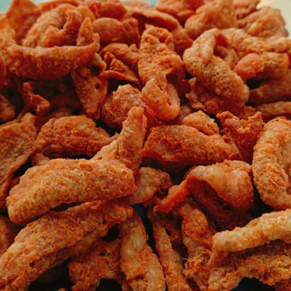 หนังไก่กรอบ 85 กรัม แถมน้ำจิ้มแซ่บระเบิด 1 กระปุก