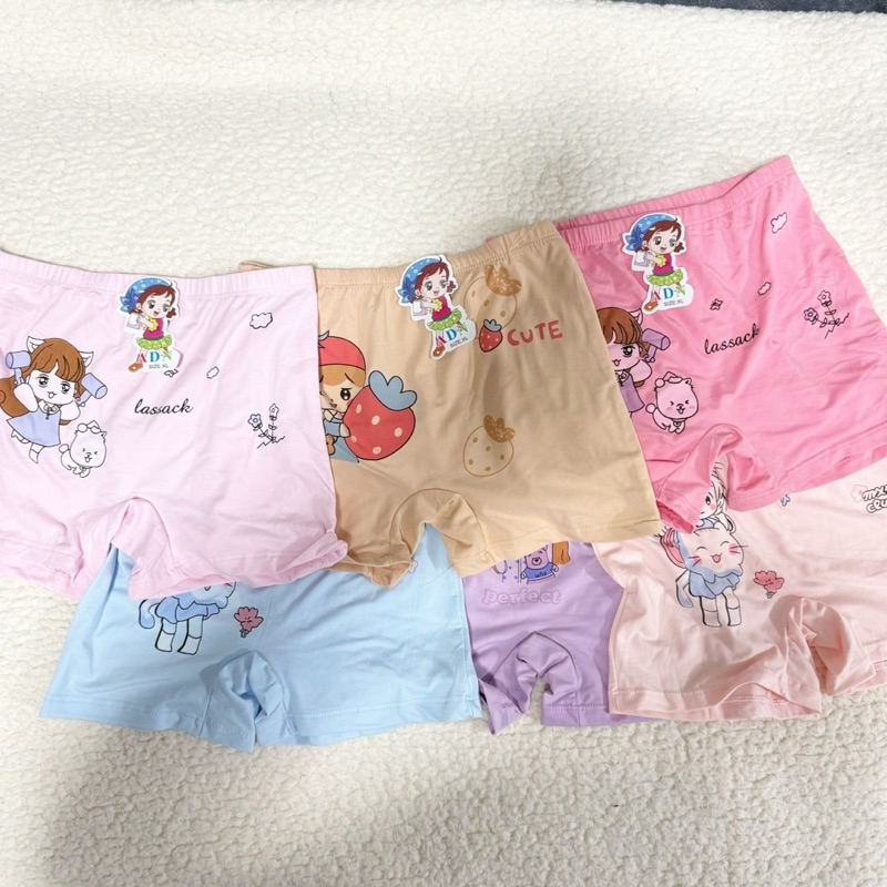 (พร้อมส่งจากไทย) *แพ้ค3ตัว* กางเกงในผ้ายืดขาสั้นสำหรับเด็ก M-2xl ระบายอากาศได้ดี ไม่อับชื้น