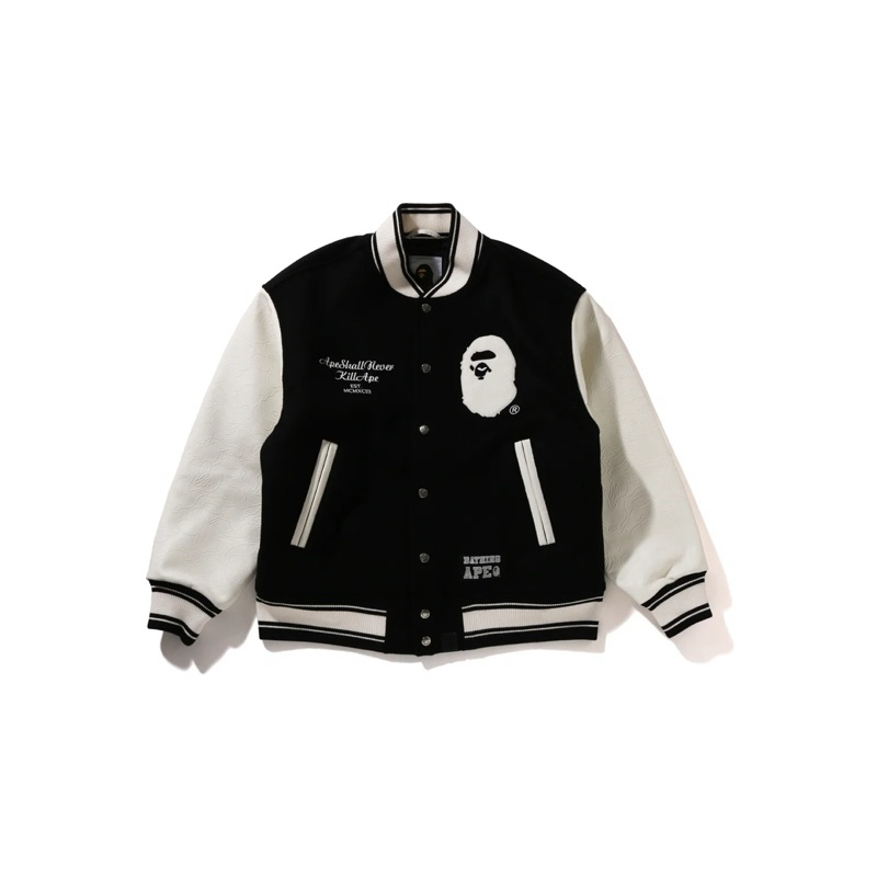 BAPE Varsity Jacket ของแท้ 100% ซื้อเองจาก Shop Bape