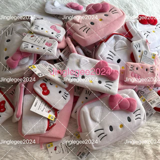 Daiso korea hello kitty Sanrio กระเป๋าคิตตี้ กระเป๋าใส่เหรียญ ใส่เครื่องสำอาง กระเป๋าดินสอ จากไดโซะเกาหลี