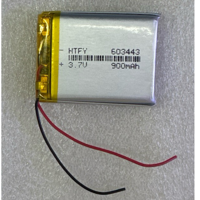 แบตเตอรี่3.7v900mah(603443)