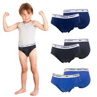 J.Press Junior กางเกงในเด็กชาย โชว์ยาง No.9501 บรรจุ 3 ตัว/แ…