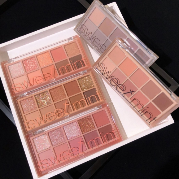 Sweet Mint อายแชโดว์พาเลท ชิมเมอร์ กันน้ํา เนื้อแมตต์ 10 สี    ZP0105 รูปที่ 2