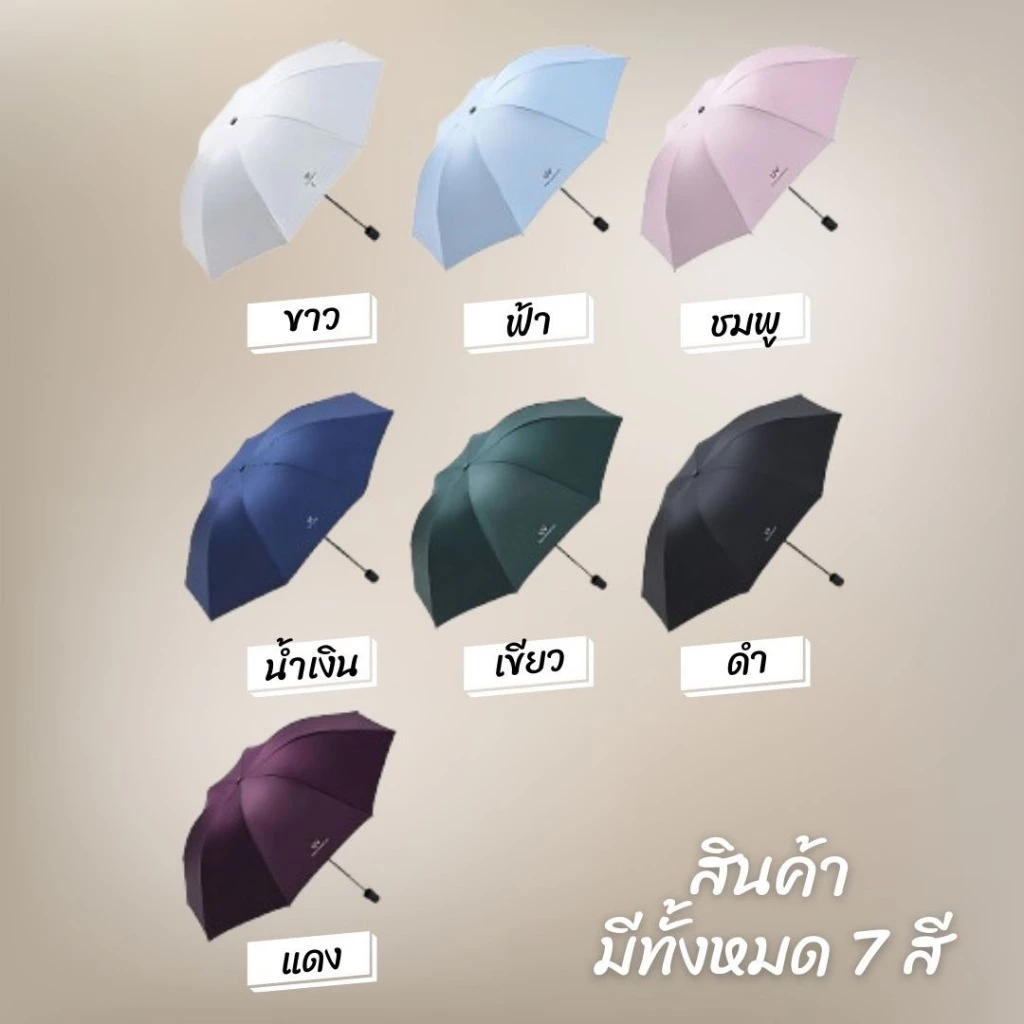 ร่มแคปซูล ร่มพับได้ กันแดด กัน UV thumbnail 8