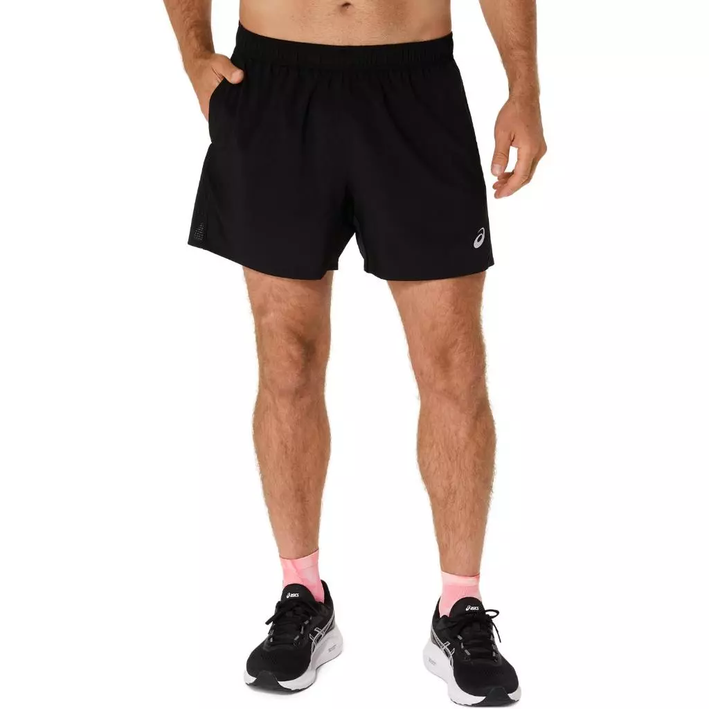 ASICS : 2011D232.001 ASICS SILVER 5IN SHORT MEN RUNNING ผู้ชาย กางเกงขาสั้น ของแท้ PERFORMANCE BLACK