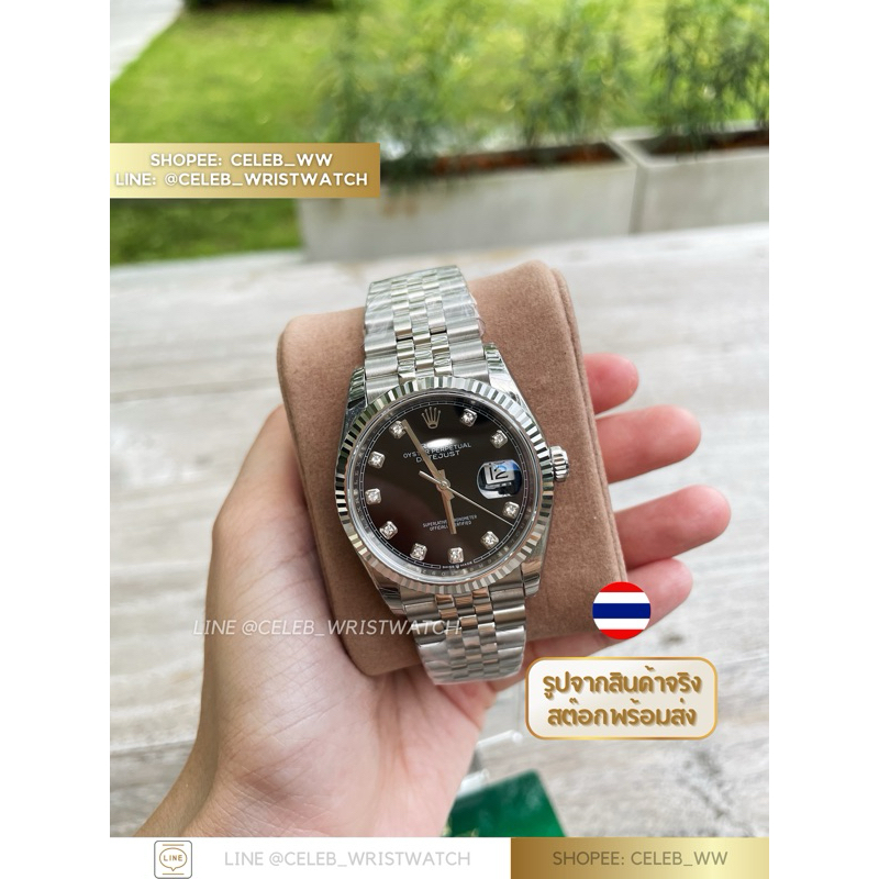 CWW • DATEJUST BLACK DIAMOND 36 MM.